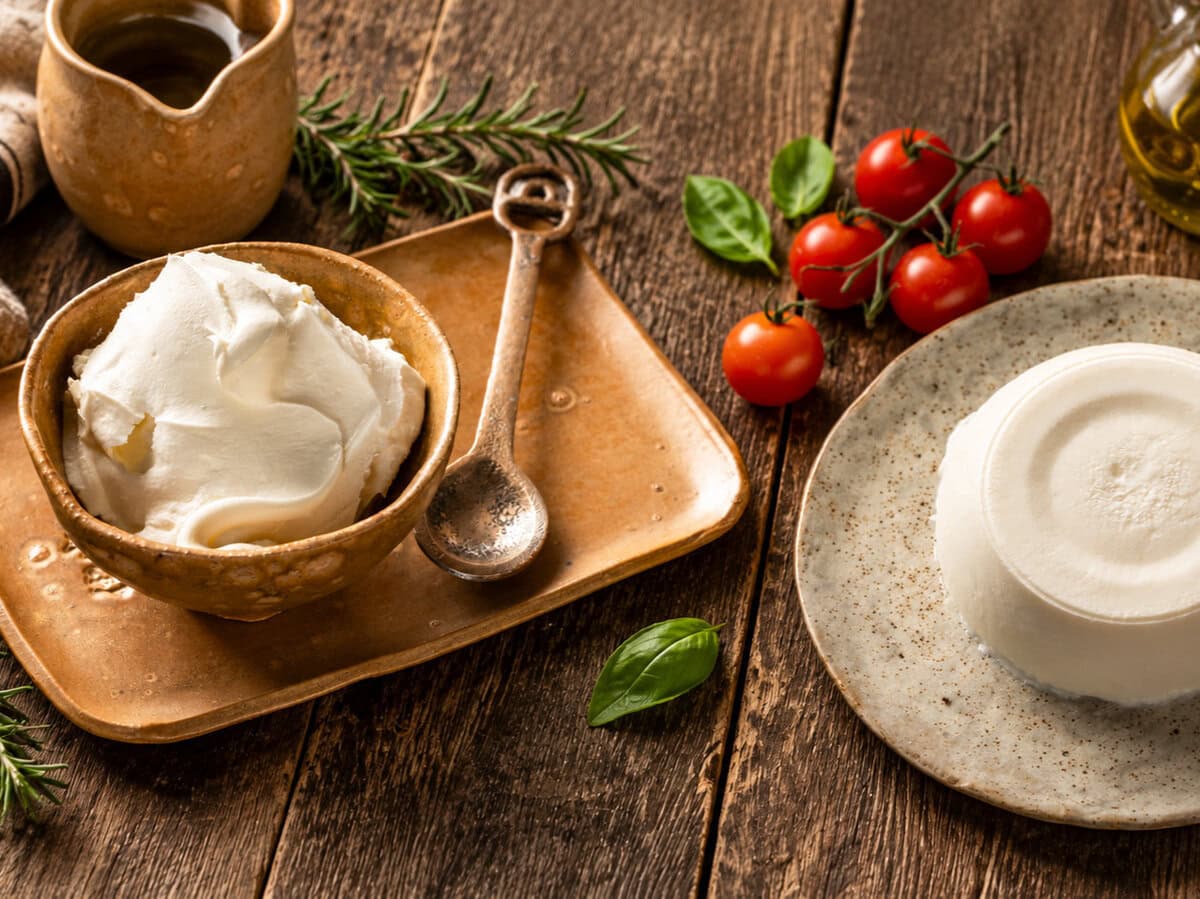 Mascarpone en ricotta