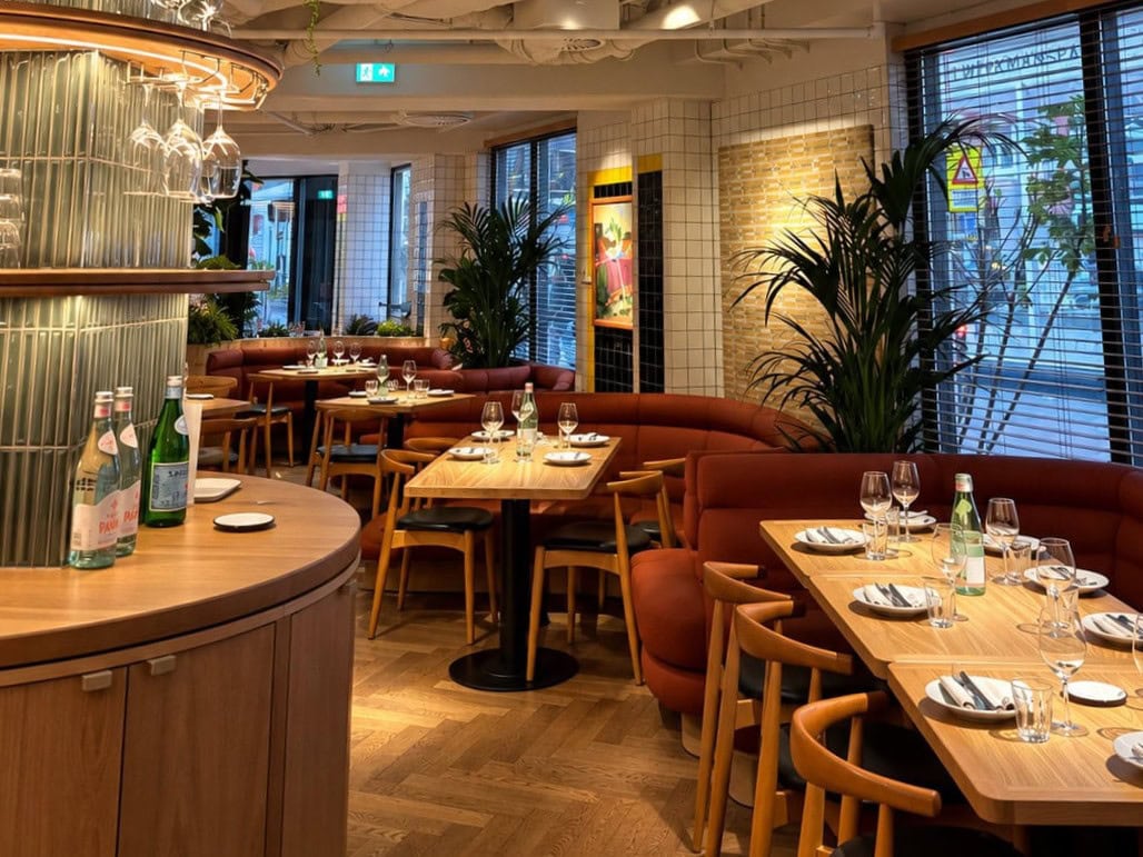 Restaurant NENI in het centrum van Amsterdam