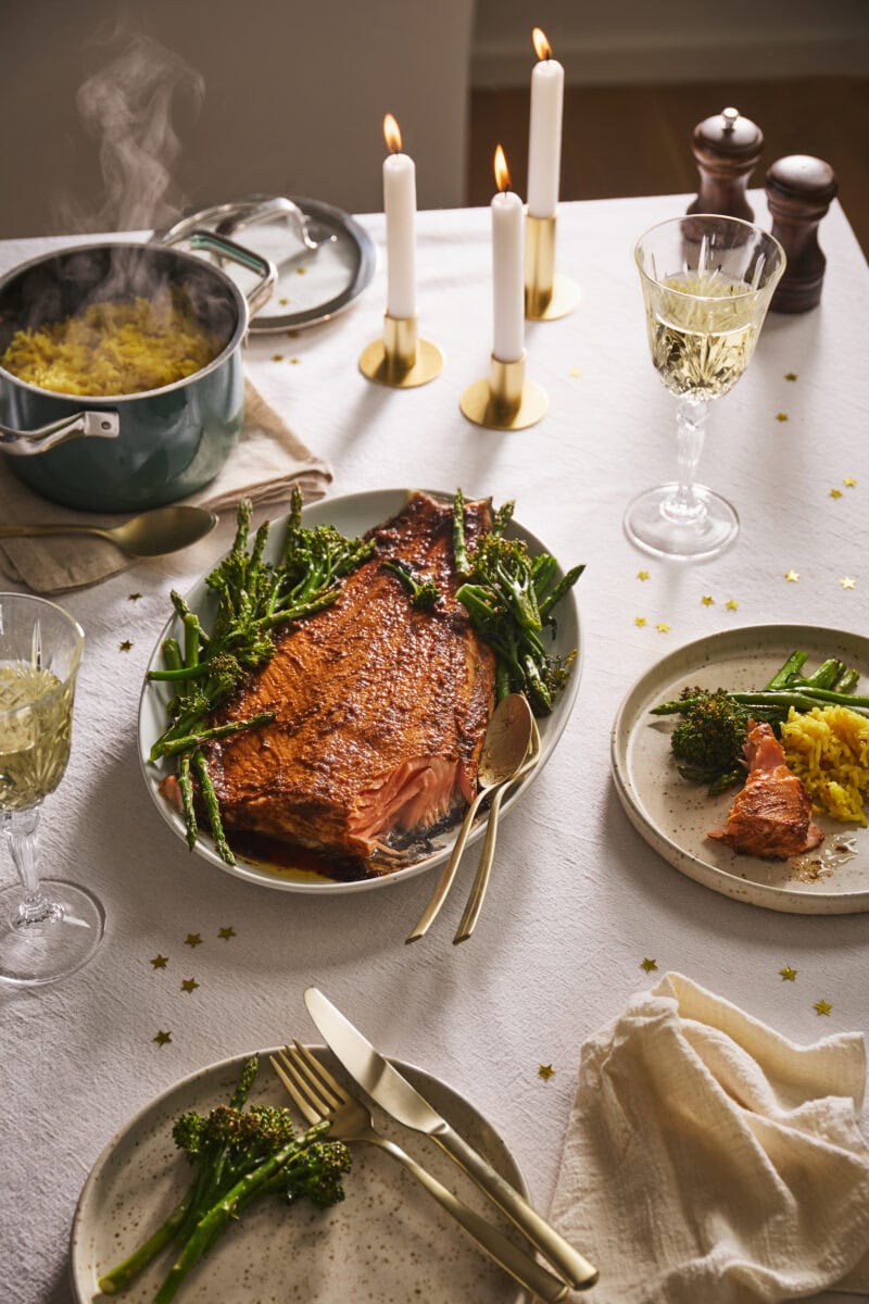 WMF Gegrilde zalm kerst