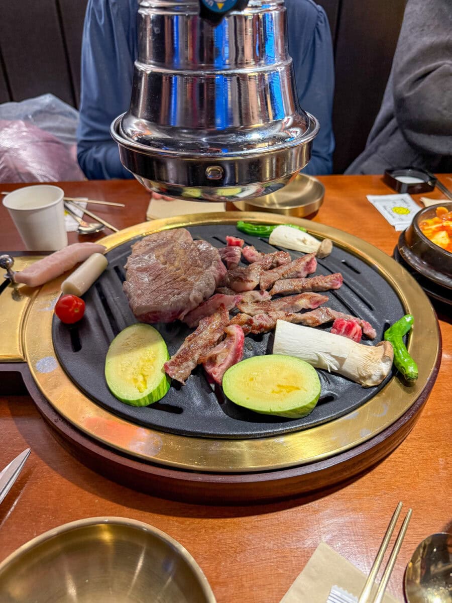 Korean BBQ in Seoul