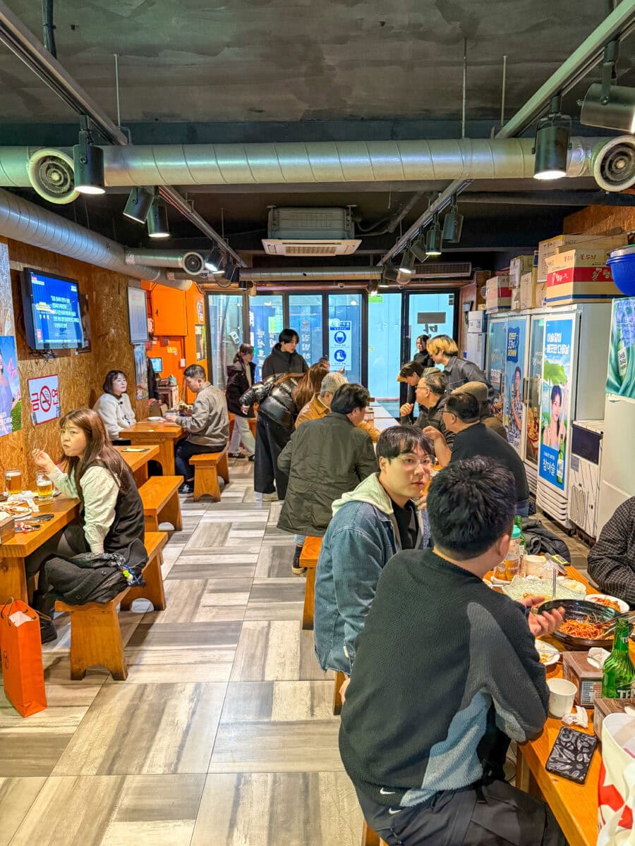 Koreaanse bar in Seoul