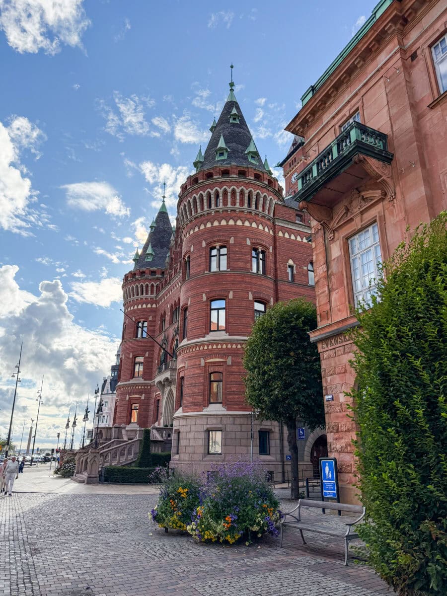 Centrum van Helsingborg in Zweden