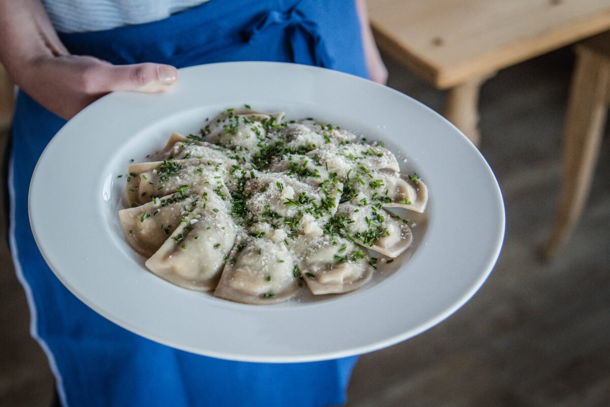 Schlutzkrapfen in Zuid-Tirol