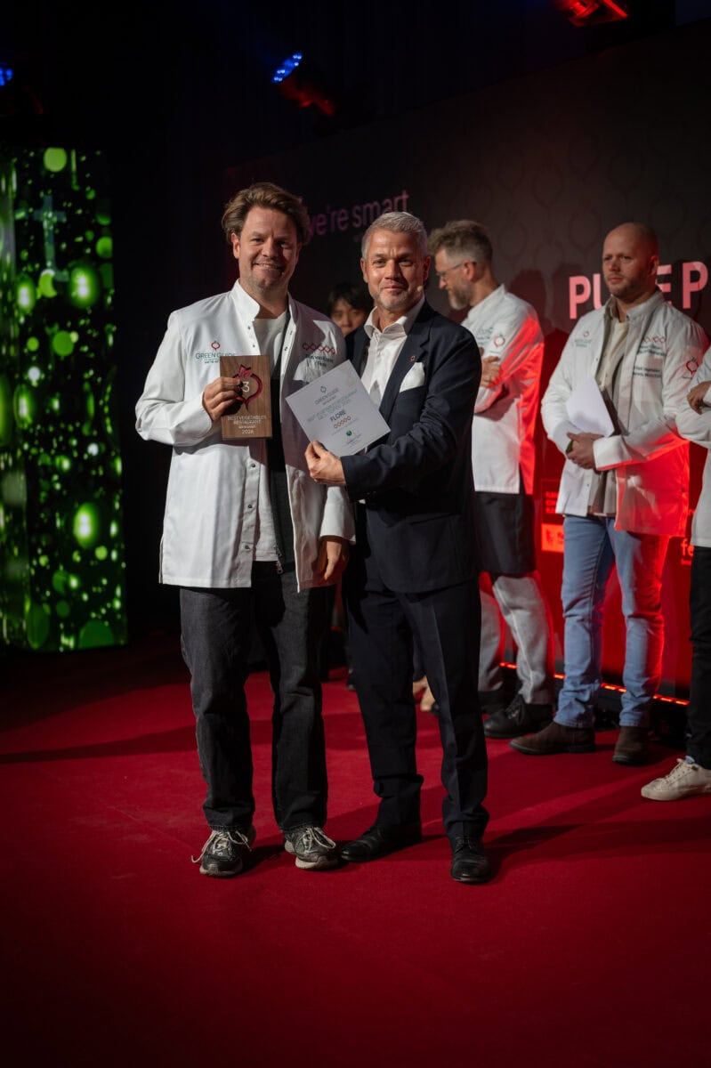 Chef-kok Bas van Kranen van Flore in Amsterdam bij de We're Smart Awards 2026