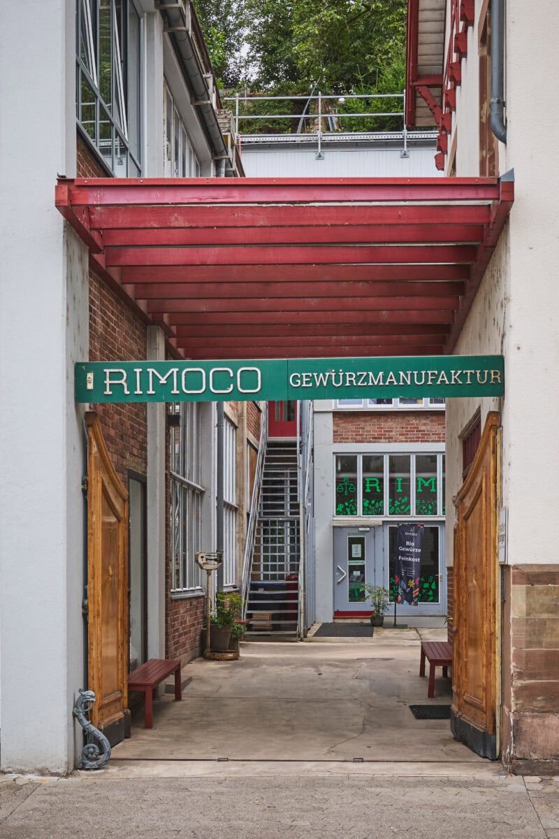 Ingang van Rimoco in Saarbrücken