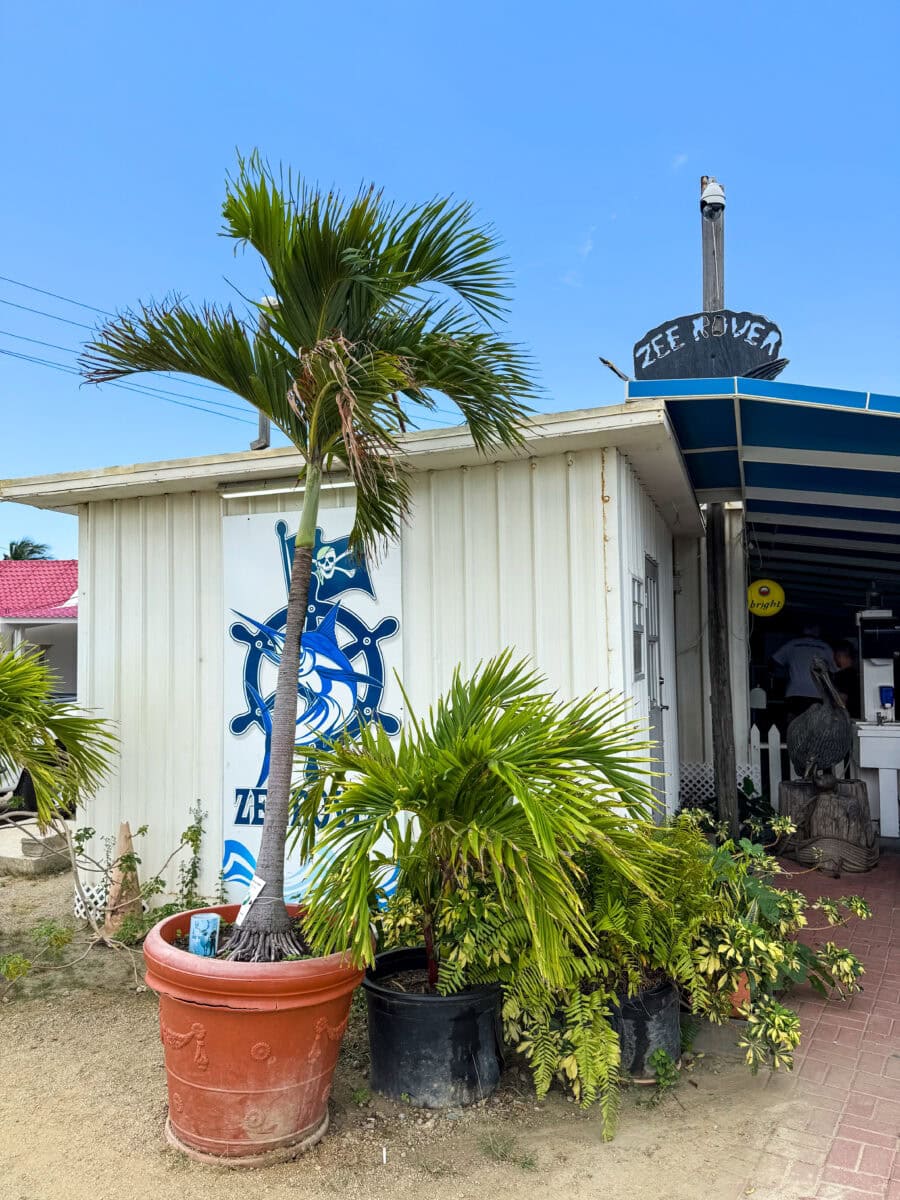 Ingang van Zeerovers op Aruba