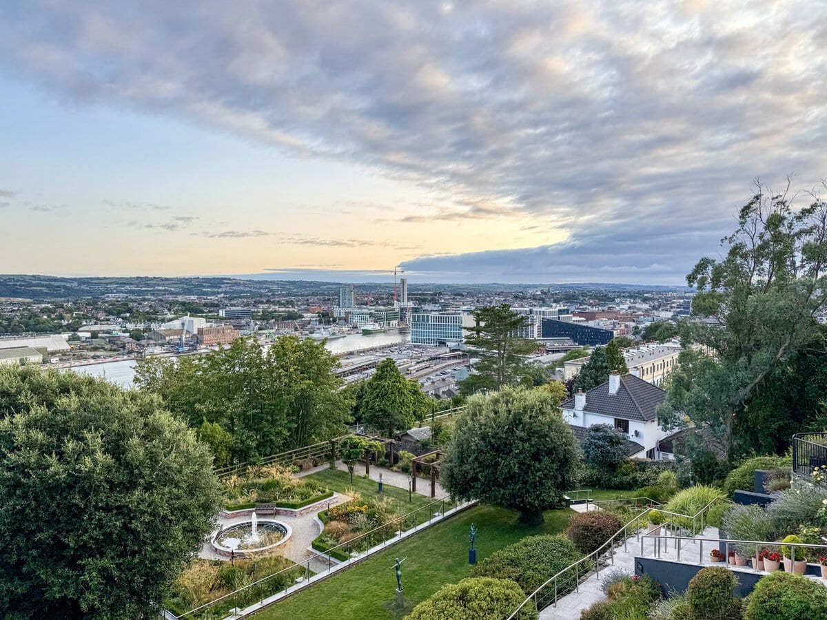 Uitzicht over de stad Cork in Ierland